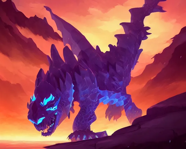 Image similar to ice dragon vector minimalist warcraft, loftis, cory behance hd by jesper ejsing, by rhads, makoto shinkai and lois van baarle, ilya kuvshinov, rossdraws global illumination