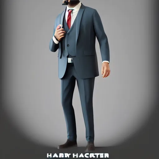 Image similar to haracter concept of a rich daddy, 3 6 years old, wear suits, stubble, cramel hair, symmetrical character concept art, rendered in octane, trending by artstation, artbreeder