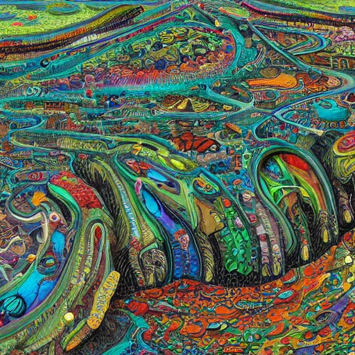 Prompt: a detailed painting of the end of the human race on planet earth, hyper detailed, elegant, intricate, colorful,