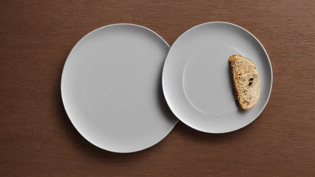 Image similar to minimalist witless plate of calibre