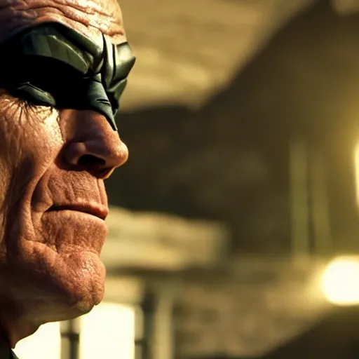 Image similar to Bryan Cranston as Batman, cinematic lighting, HD, photorealistic