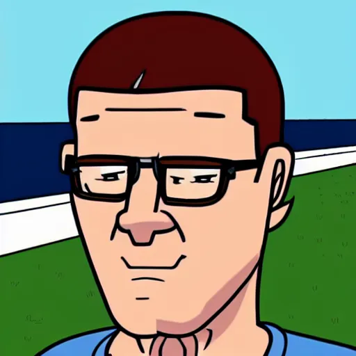 Image similar to real life photograph of Hank Hill