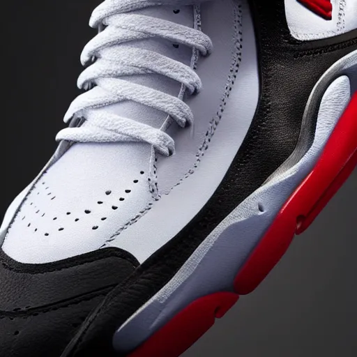 Prompt: new model nike jordan, sneakers, sharp focus, detailed, realistic photo, wide viewing, cinematic