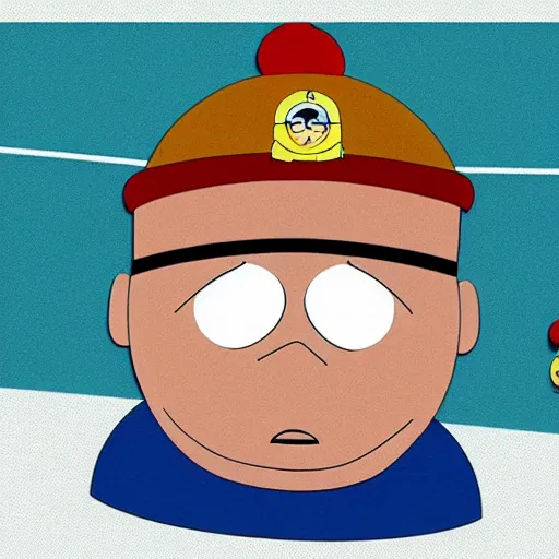 Prompt: Ben Shapiro as Cartman on South Park