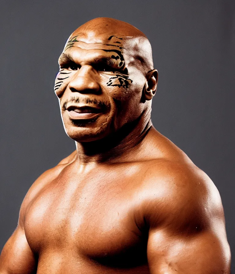 Image similar to photo portrait of Mike Tyson