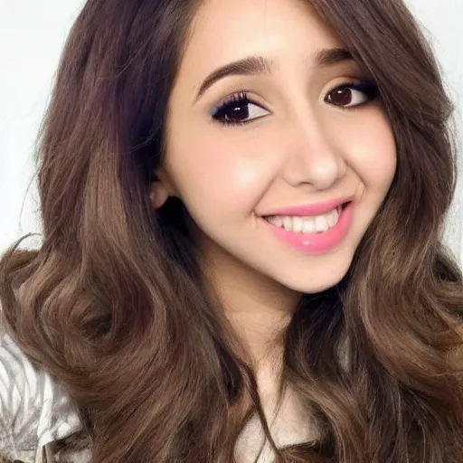 Image similar to placid pastel famous streamer Imane Anys also known as Pokimane