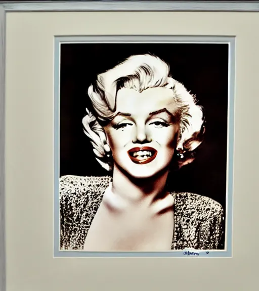 Image similar to Marilyn Monroe autographed by Marilyn Monroe