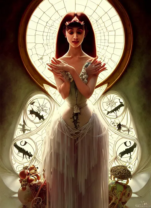 Image similar to the _ nightmare _ before _ christmas, ballerina, intricate, elegant, highly detailed, my rendition, digital painting, natural light, artstation, concept art, smooth, sharp focus, illustration, art by artgerm and greg rutkowski and alphonse mucha and uang guangjian and gil elvgren and sachin teng, symmetry!!