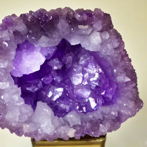 Prompt: amethyst geode