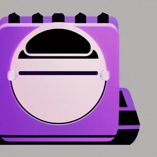 Prompt: purple radio