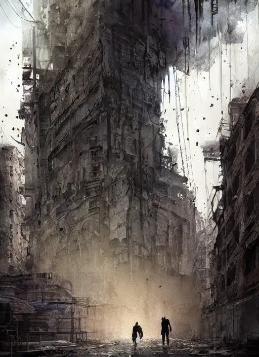 Prompt: portrait, the last man on earth walking the abandoned cities, watercolor, dramatic lighting, cinematic, establishing shot, extremely high detail, foto realistic, cinematic lighting, pen and ink, intricate line drawings, by Yoshitaka Amano, Ruan Jia, Kentaro Miura, Artgerm, post processed, concept art, artstation, matte painting, style by eddie mendoza, raphael lacoste, alex ross