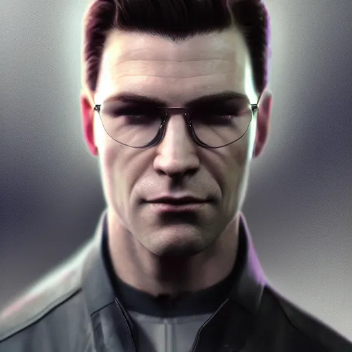 Prompt: antony starr as albert wesker, au naturel, hyper detailed, digital art, trending in artstation, cinematic lighting, studio quality, smooth render, unreal engine 5 rendered, octane rendered, art style by klimt and nixeu and ian sprigger and wlop and krenz cushart