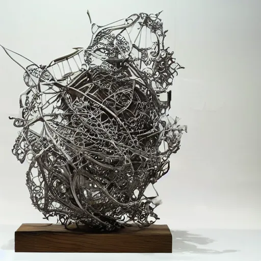 Image similar to intricately detailed abstract sculpture by Sarah Tse