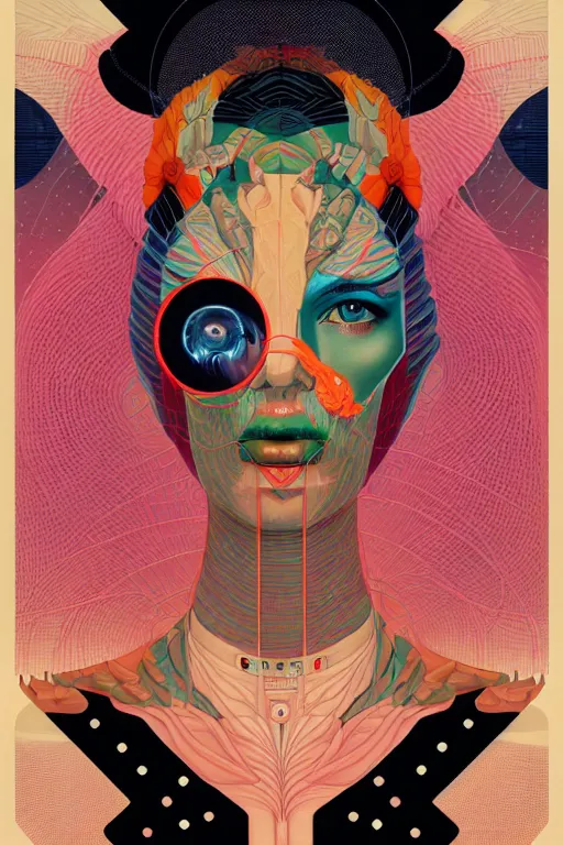 Image similar to portrait of godel's incompleteness theorem, by tristan eaton, victo ngai, peter mohrbacher, artgerm,