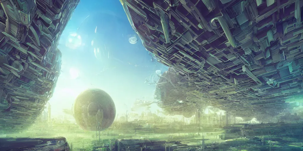 Image similar to Rotterdam bio organic dynamic architecture. In the style of Moebius, chris foss, cyril rolando, super detailed, cinematic view, 4K high resolution, volumetric lighting, ray tracing