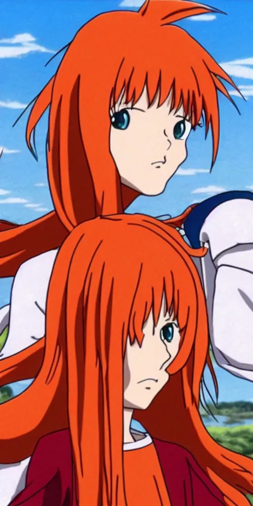 Prompt: Asuka Langley in King of the Hill