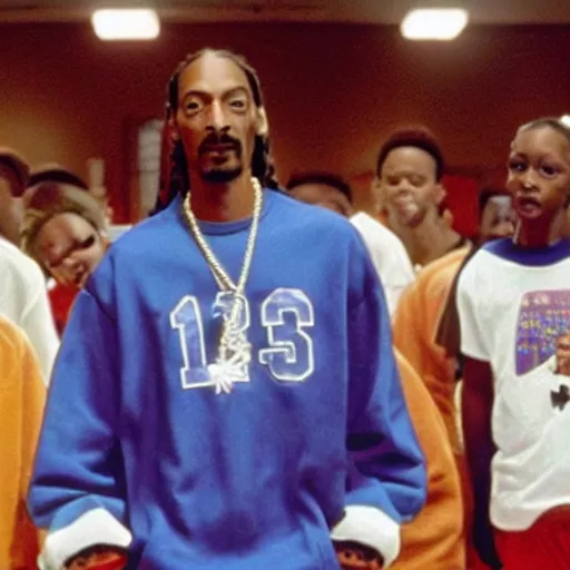 Image similar to a tv still of Snoop Dogg starring as Calvin Cambridge in Like Mike (2002)