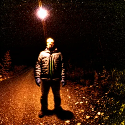 Image similar to Walter White Caught on trail Cam during Night