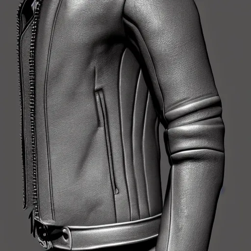 Prompt: a close up of a person wearing a leather jacket, a character portrait by cedric seaut ( keos masons ), trending on zbrush central, photorealism, playstation 5 screenshot, ultra detailed, photorealistic