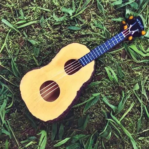 Image similar to avocado ukulele