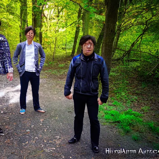 Image similar to Quantum-Wavetracing photoshoot, 24 mm toward the ground, by Hirohiko Araki