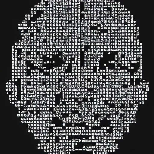 Prompt: ascii art of morgan freeman