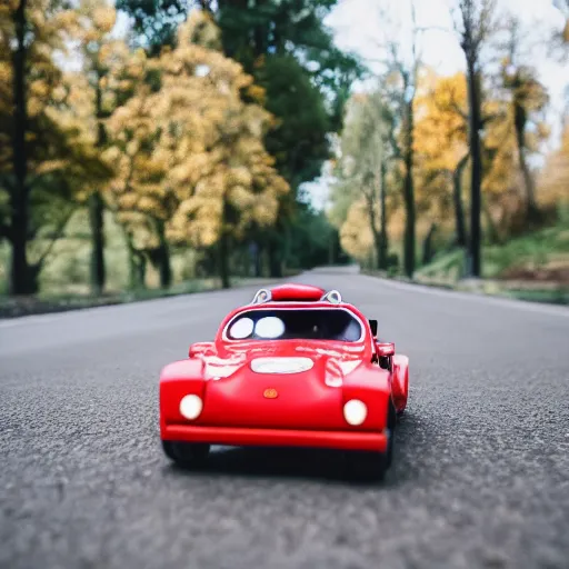 Image similar to larry david driving a toy car, canon eos r 3, f / 1. 4, iso 2 0 0, 1 / 1 6 0 s, 8 k, raw, unedited, symmetrical balance, wide angle