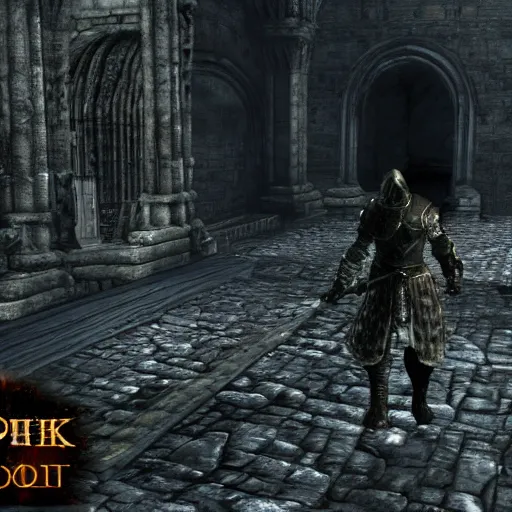 Prompt: screenshot dark souls