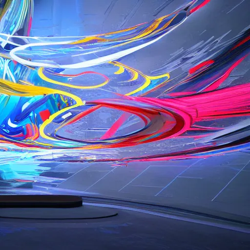 Prompt: : abstract art playground unreal engine high definition 8k hyper-realistic