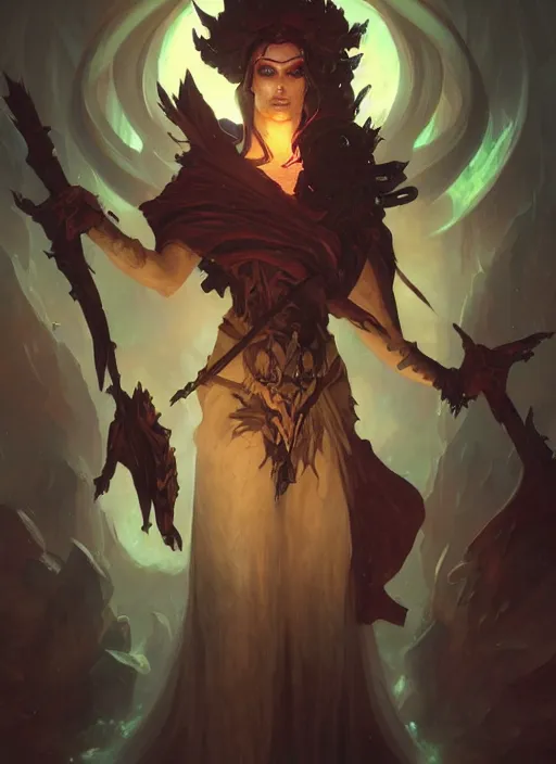 Image similar to hades, good of the death, fantasy, d & d, digital painting, artstation, concept art, sharp focus, illustration, hearthstone, art by artgerm and greg rutkowski and alphonse mucha