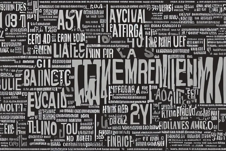 Image similar to threedimensional typography digital art by marcelo schultz