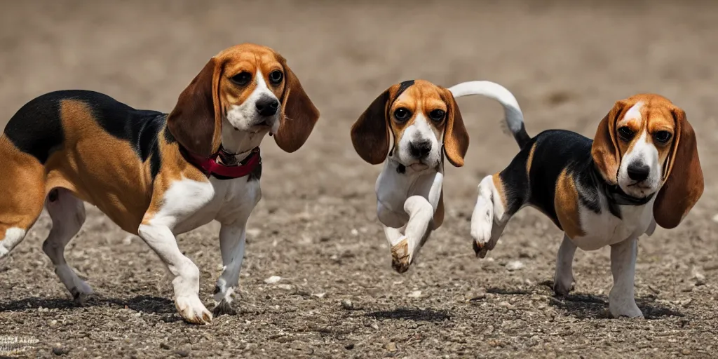 Image similar to beagle dog, photojournalism, award winning photo by national geographic, 8 k