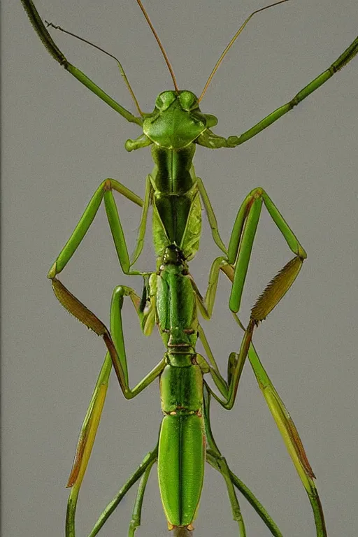 Prompt: praying mantis, by pierre - joseph redoute