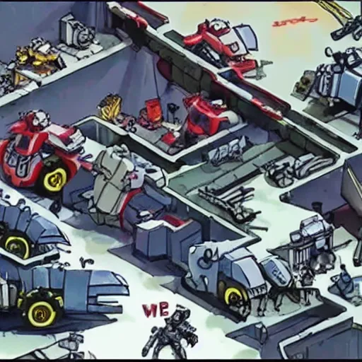 Image similar to YouTube and discord as big mechs fighting in a city