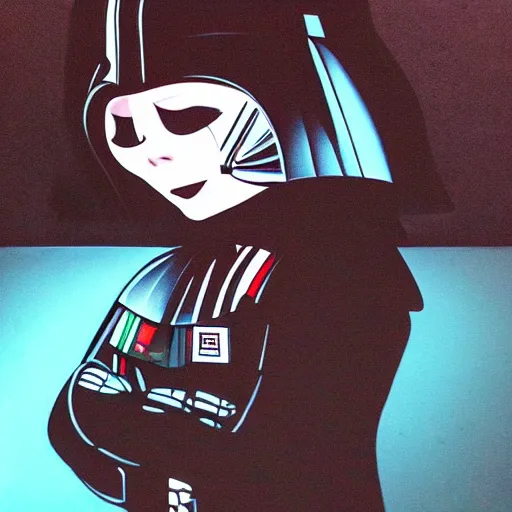 Image similar to dart vader girl