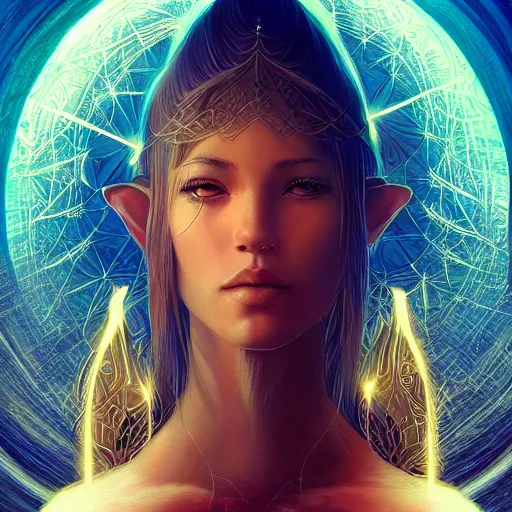 Image similar to capybara surrounded by sacred geometry made from elven architecture, gorgeous, powerful, cinematic, beautifully lit, by artgerm, by karol bak, 3 d, trending on artstation, octane render