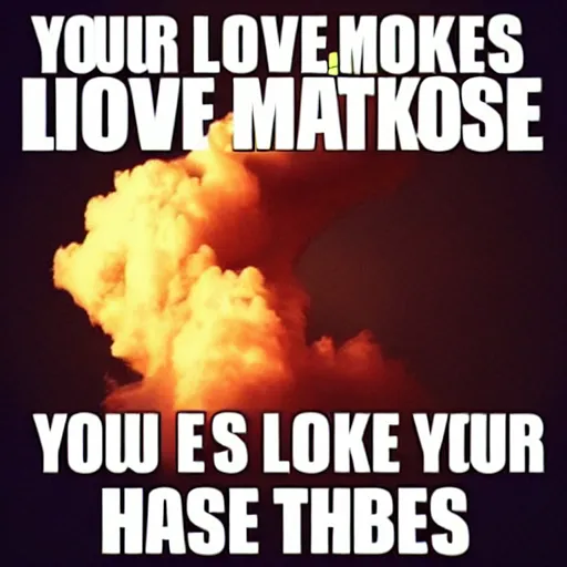 Prompt: Your love makes me strong. Your hate makes me unstoppable