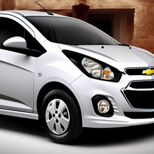 Image similar to chevrolet spark turned into suv