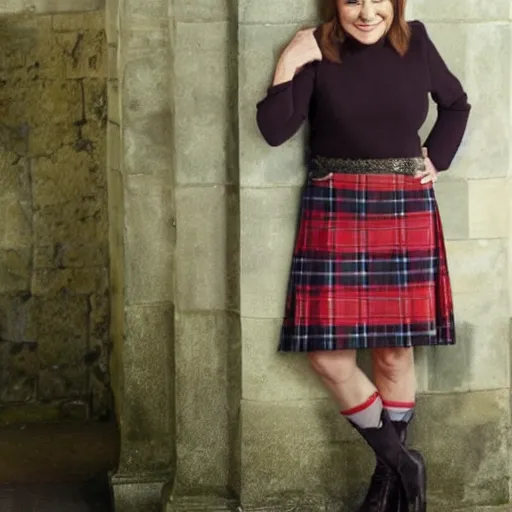 Image similar to lorraine kelly in a kilt