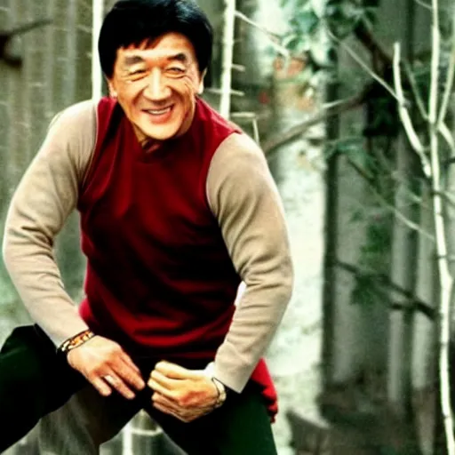 Prompt: jackie chan in the 6 0's