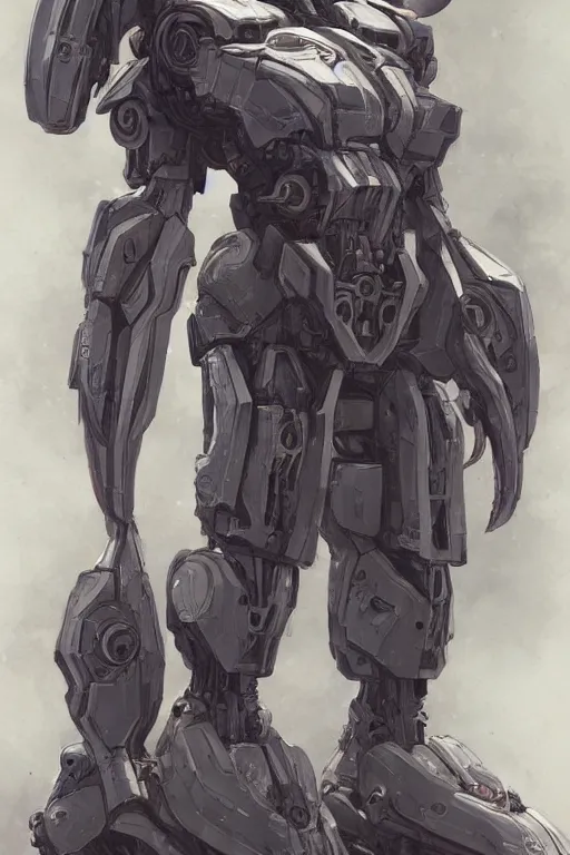 Prompt: very symmetrical!! full body illustrations of mecha, pen and ink, moderately detailed, by james gurney, by greg rutkowski, concept art, deception witch medusa, tentacle, corset, artstation, deviantart, pinterest, unreal engine