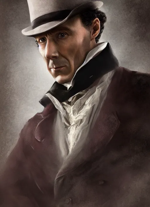 Prompt: Sherlock Holmes, hyper realistic, full body portrait, 4k, 8k