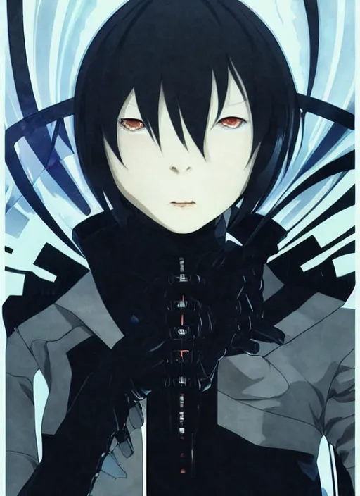 Image similar to tsutomu nihei, anime reol by ilya kuvshinov, last exile, murata range, fine detail, perfect anime face, dramatic lighting, dynamic composition, art deco, cel shading, vivid, rich texture, alphonse mucha, ( ( ( colorful ) ) ), ( ( ( yoshinari yoh ) ) ), loish, guweiz