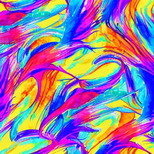 Image similar to vector flow field watercolor brushstrokes concept art