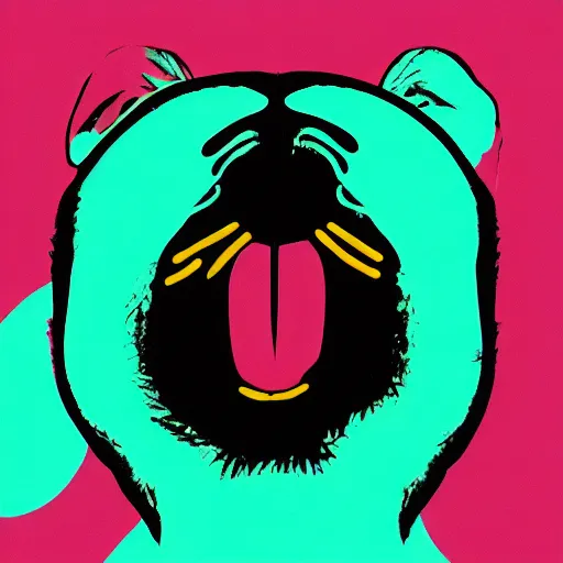 Prompt: a happy walrus by andy warhol, digital art, trending on artstation