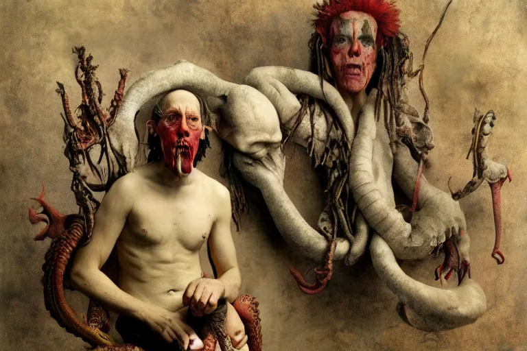 Prompt: full color joel peter witkin photo of cthulhu, annie liebovitz, bosch, odd nerdrum, octane render