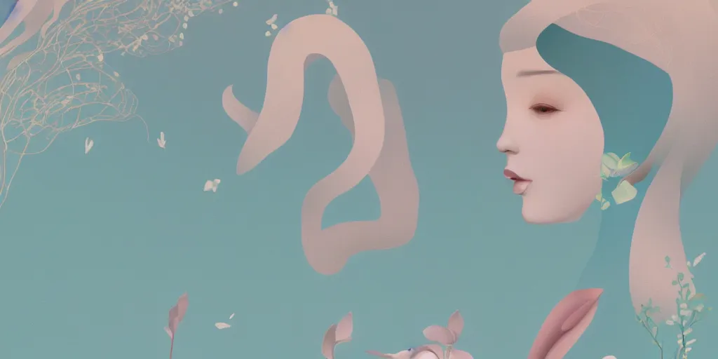 Image similar to breathtaking delicate illustration by hsiao - ron cheng, pattern, bizarre compositions, exquisite detail, pastel colors, 8 k