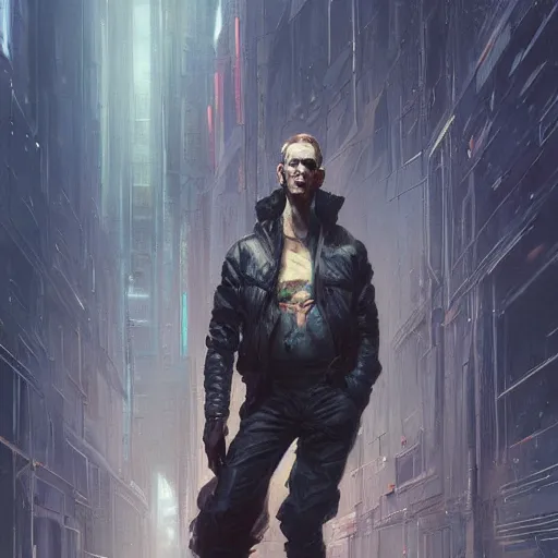 Prompt: neuromancer, painted by greg rutkowski, painted by stanley artgerm, painted by igor kieryluk, digital art, promotional art, trending on artstation