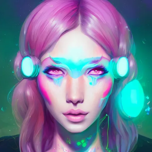 Image similar to a portrait of a beautiful raver, art by lois van baarle and loish and ross tran and rossdraws and sam yang and samdoesarts and artgerm, digital art, highly detailed, intricate, sharp focus, Trending on Artstation HQ, deviantart, unreal engine 5, 4K UHD image