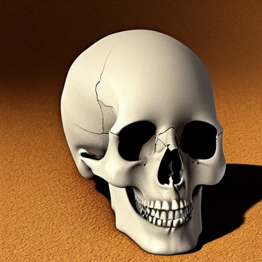 Image similar to rear view human skull, photoreal, 4 k